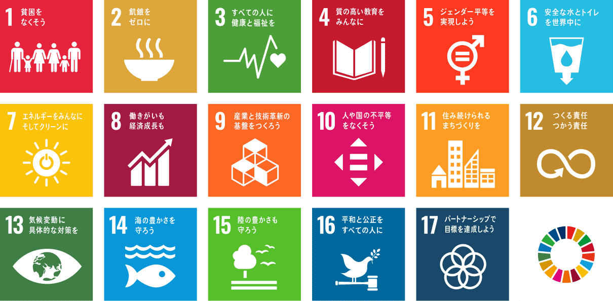 17 goals of SDGs
